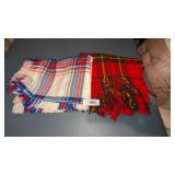 (2) Plaid Throw Blankets