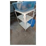 Vintage Metal Kitchen Rolling Cart