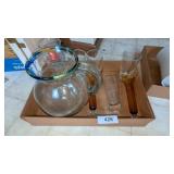 (2) Topaz Gold Bud Vases +