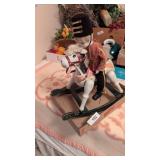 Wooden Rocking Horse Decor &