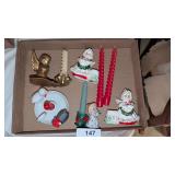 Vintage Christmas Candle Holders