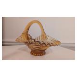 Small Topaz Gold Glass Basket