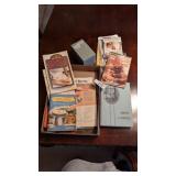 Recipe Box w/ Recipes, Recipe Books &