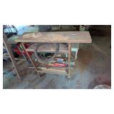 Rolling Shop Cart w/ Some Scrap Lumber & Clamp