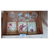 Floral Wall Plaques + Candleholders