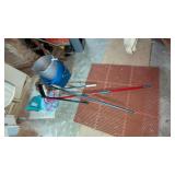 (3) Buckets + Mop & Broom