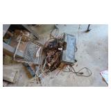 Misc. Electric Cords & Plastic Box