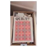 Quilt Book & Pamphlets w/