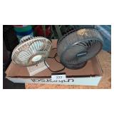 (2) Small Fans