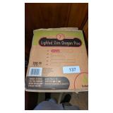 7ft. Christmas Tree Lighted Slim Oregon Pine