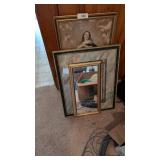 Wall Art & Small Mirror