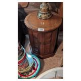Round Accent Table w/ Storage Compartment