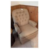 Small Rocker Swivel Recliner -**