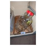 Gallon Glass Jar & Other Misc. Glass Jars