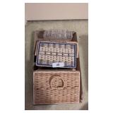 (2) Sewing Baskets w/ Contents + Bobbin Holder