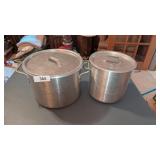 (2) Stock Pots