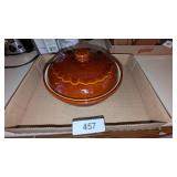 Marcrest Stoneware Casserole w/ Lid -**