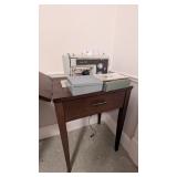 Sears Kenmore Sewing Machine in Wood Cabinet +