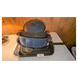Graniteware Roasters & Other Pans