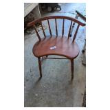 Wood Vanity Stool
