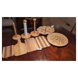 Wood Cutting Boards, Paper Towel Holders &