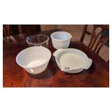 Fire King, Sunbeam & Federal Mixing Bowl &