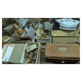 Toolbox, Heat Lamp, Hole Saws, Radio &