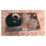 Green Shade for Oil Lamp, Ceiling Fixture &
