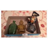 Bicentennial Bottles & Pewter Sugar Bowl