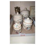 International Stoneware Canister Set -**