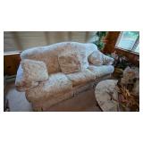 Floral Sofa w/ Matching Pillows