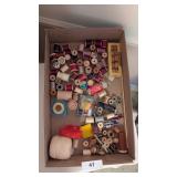 Sewing Thread Assortment, Bobbins, Darning Kits &