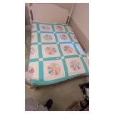 Vintage Cutter Quilt Dresden Plate Variation -*
