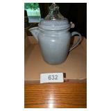 Gray Granite Coffee Pot