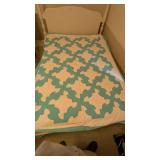 Robbing Peter To Pay Paul Hand Quilted Quilt -*