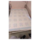 Star Pattern Handmade Hand Quilted Quilt -*