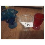 Candy Dish & (2) Glasses