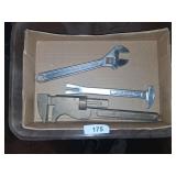 Pipe Wrench, Staple Puller & Adjustable Wrench