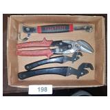 (2) Wrenches, Pliers & Task Force Wrench