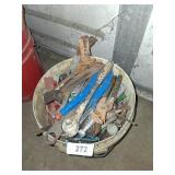 Bucket w/ Scrap Tools