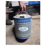 Galvanized 5-Gallon Old Blue Kerosene Can