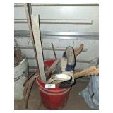 Bucket w/ Sickles & Other