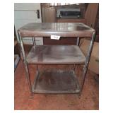 3-Tier Metal Rolling Cart