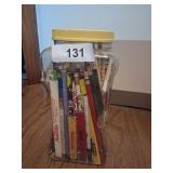 Jar of Assorted Pencils