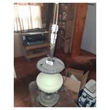 Large Vintage Lamp - No Shade