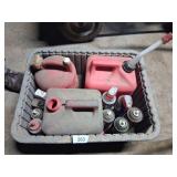 Gas Cans, Partial Lubricants & Starting Fluid