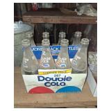 8-Pack Empty Double Cola Bottles w/ Tray