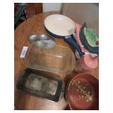 Pans, Rags, Utensils, Mixer & Baking Pans