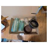 Blue Mason Jars & Other [some chips]