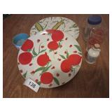 (2) Plates, Small Henry Mckenna Jug, Glass Jar &